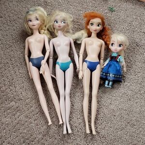 DISNEY Store Frozen Doll Lot